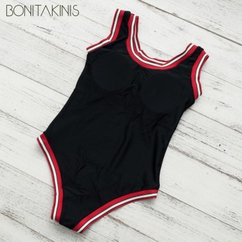 NO. 1 Chicago Bulls Monokini Swimwear Beach Wear High Waist Bathing Suit